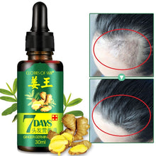 Load image into Gallery viewer, 7 Day Ginger Essence Hairdressing Mask Essential Oil. For Dry and Damaged Hair, Provides Superior Nutrition