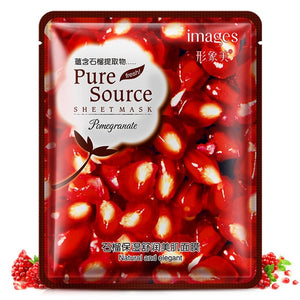 Lavender Korean Face Mask for Acne with Aloe.  Moisturizing Oil-Control Mask for Face Cherry Pomegranate Acne Treatment Facial skin care