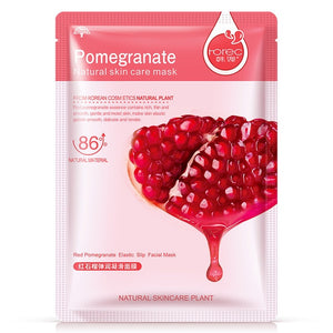 Lavender Korean Face Mask for Acne with Aloe.  Moisturizing Oil-Control Mask for Face Cherry Pomegranate Acne Treatment Facial skin care